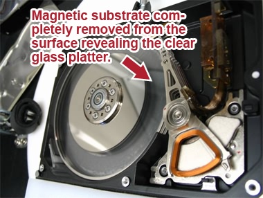 damaged hard drive