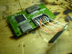 The custom built chip reader at a Gillware soldering bench