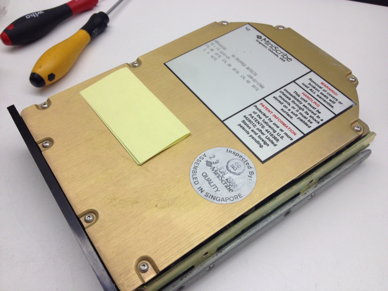 MiniScribe and the Brick Fiasco A Hard Drive History Lesson