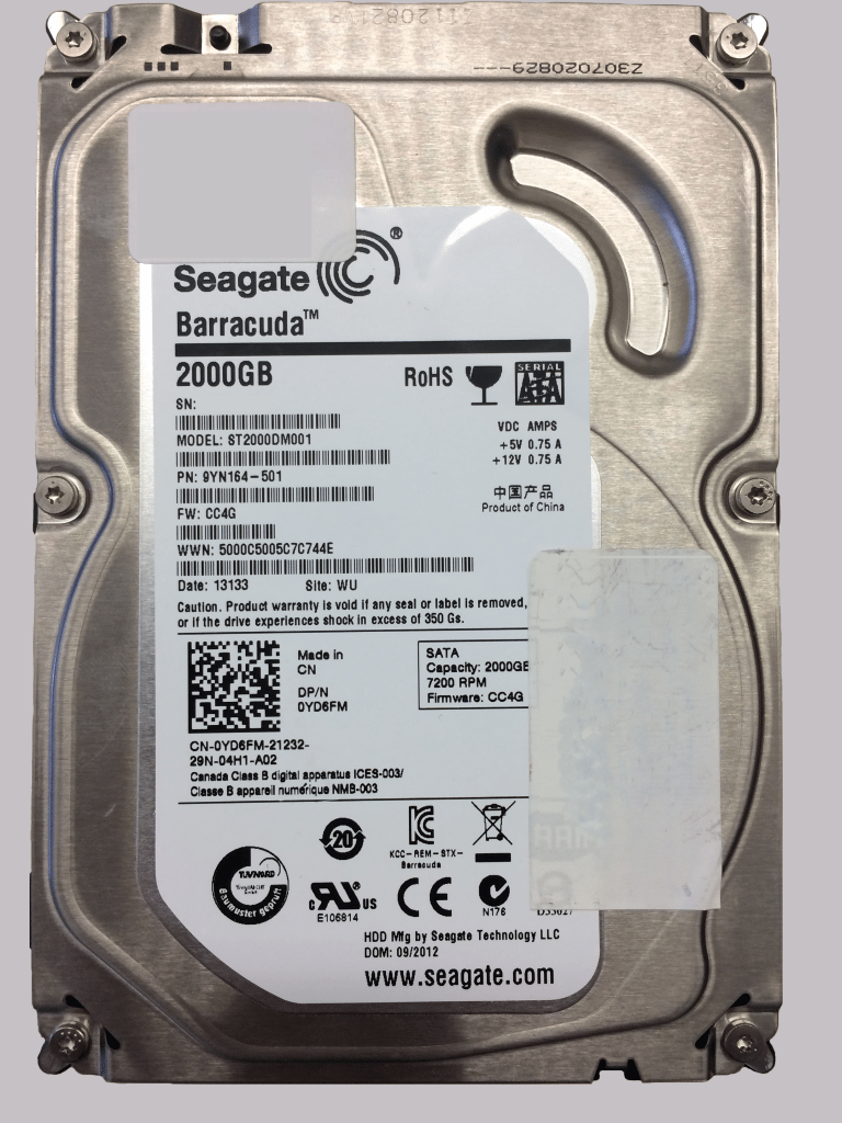 Seagate Barracuda 2TB hard drive