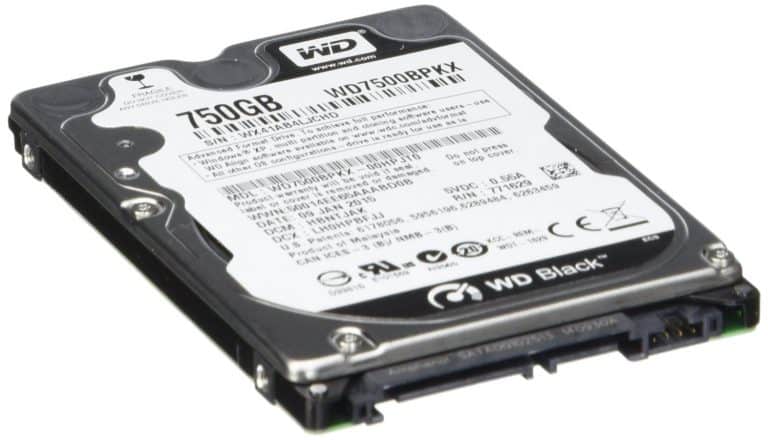 Western Digital 750GB hard drive