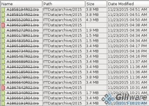 Deleted file recovery results in the RAID-1 mirror.