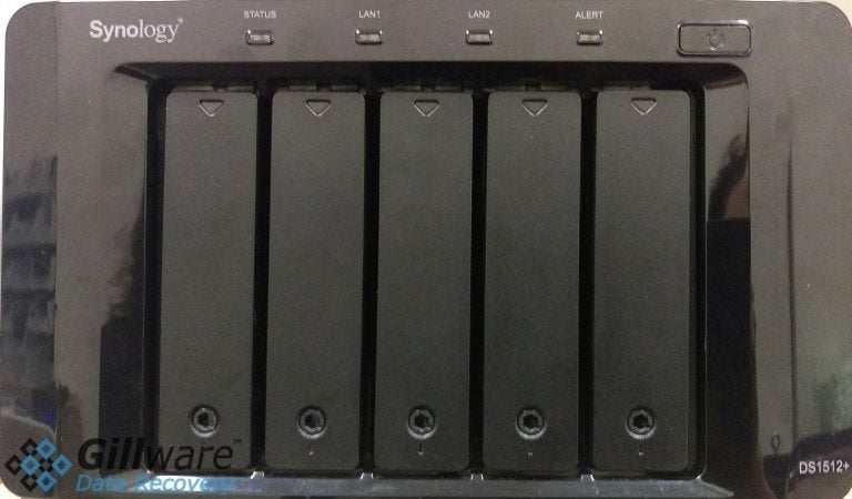 Close up of Synology NAS