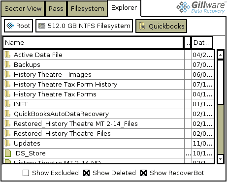 VMWare ESXi Data Recovery Results