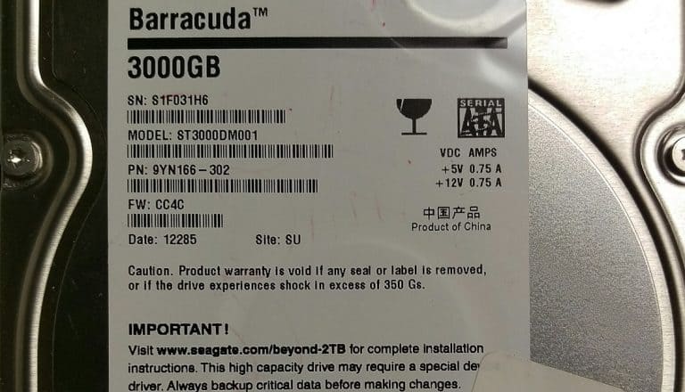 Seagate Barracuda 3TB Hard Drive