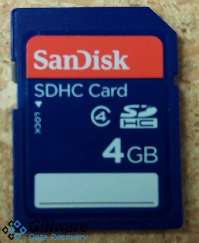 SanDisk 4GB SDHC card