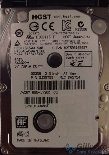 Hitachi HTS545050A7E362 hard drive