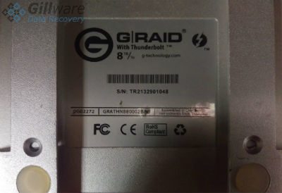 G-RAID data recovery