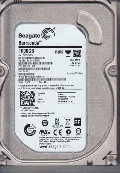 Lightning Strike Data Recovery Case: Seagate ST1000DM003