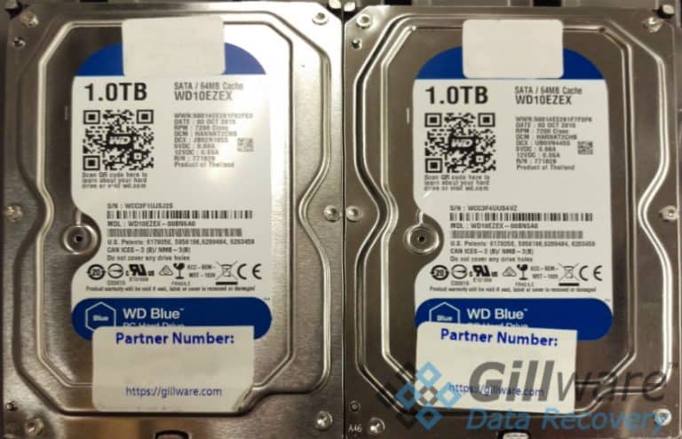 2 Western Digital 1TB hard drives