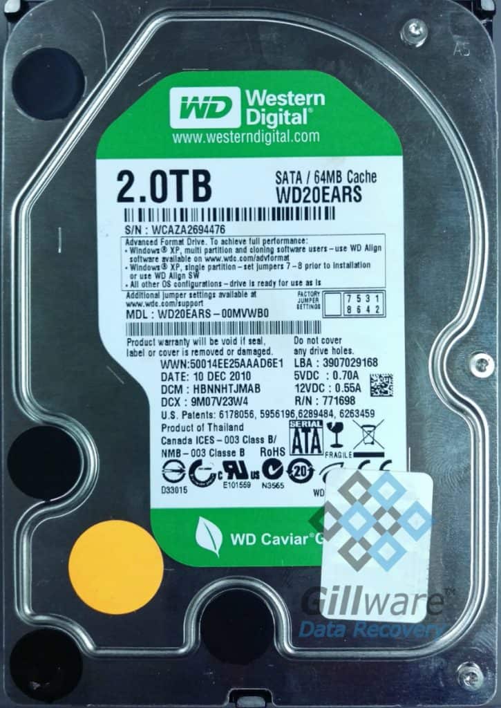 WD My Book unresponsive hard drive