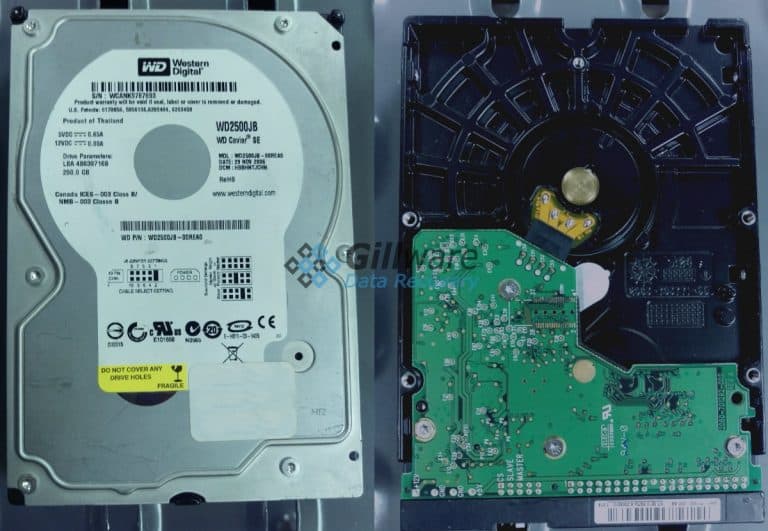 VDI recovery and hard drive PCB replacement