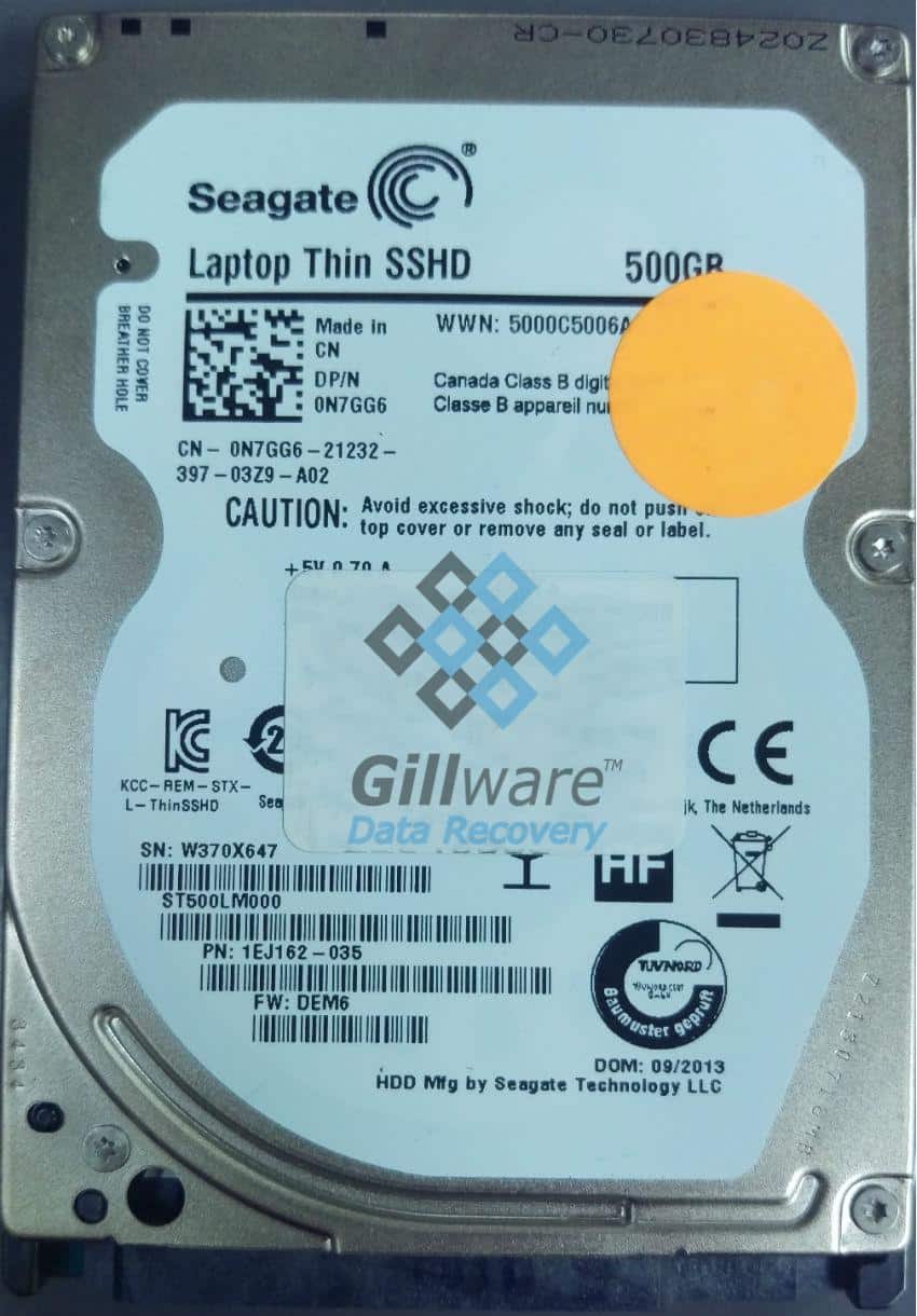 Seagate HDD Recovery Case Study: A Slow Death | Gillware Inc.