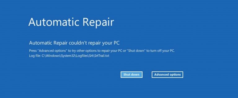 Windows 10 Startup Repair Loop