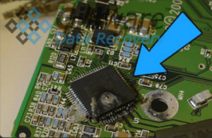 Electrical failure in hard drive PCB