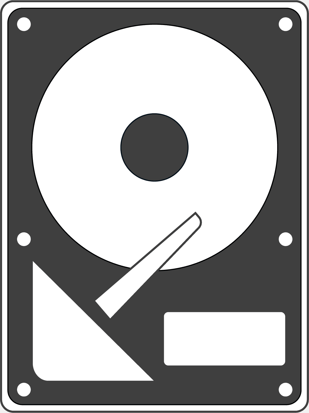 Hard drive icon