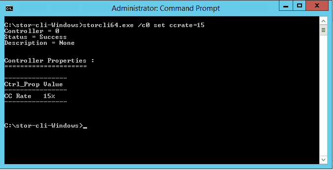 command set consistency check rate