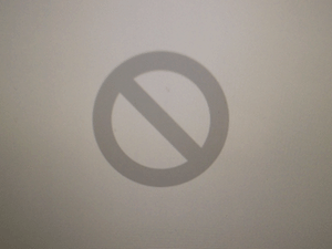 Mac Grey Screen Error 2: Folder with a prohibitory sign.