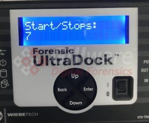 Investigating an employee exit using a forensic UltraDock