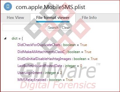A closer look at MobileSMS.plist