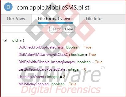 A closer look at MobileSMS.plist