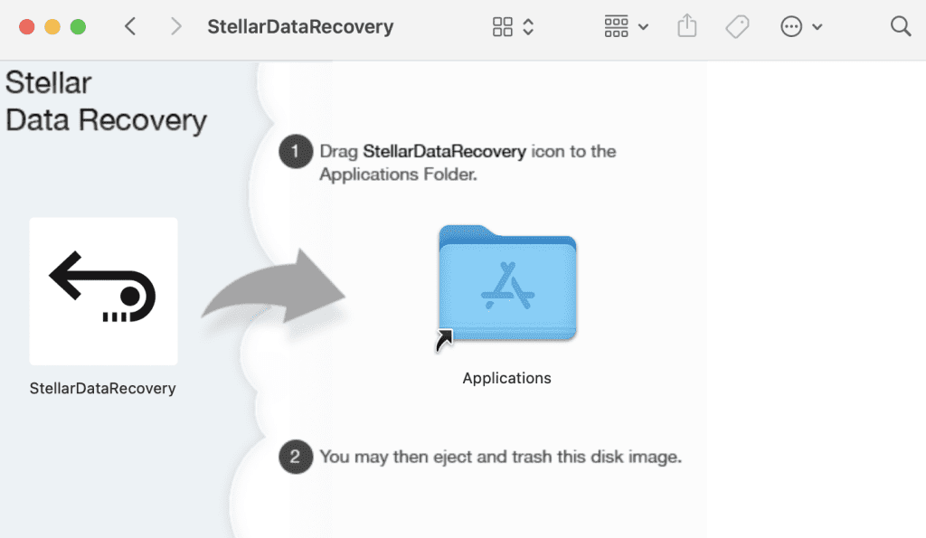 Install Stellar Mac Photo Recovery