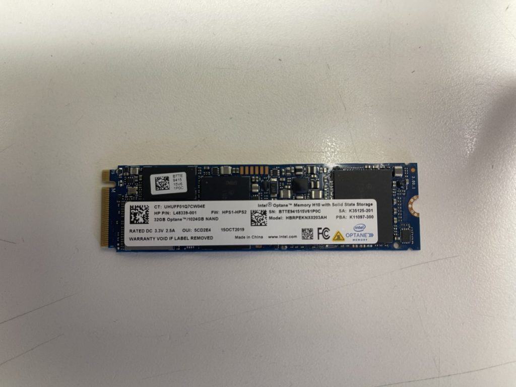 Intel Optane Solid State Drive (SSD)