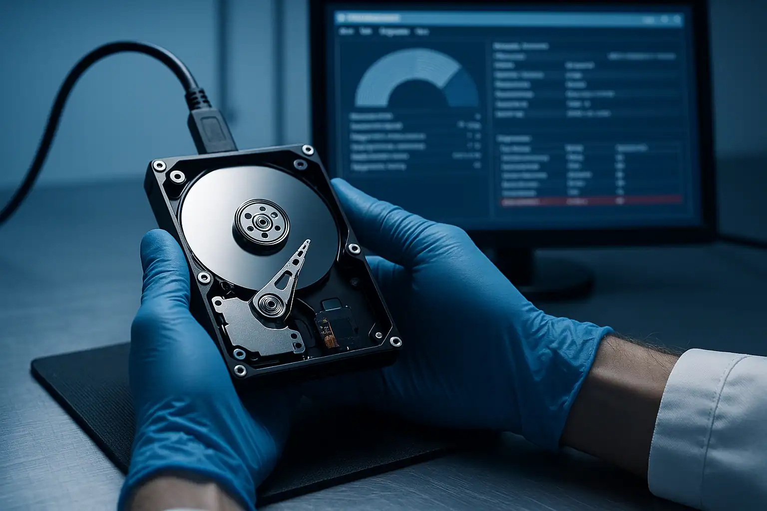 External hard drive being diagnosed with I/O device error during data recovery